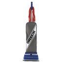 Xl Upright Vacuum, 12" Cleaning Path, Gray/blue