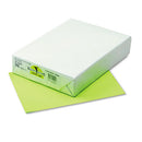 Kaleidoscope Multipurpose Colored Paper, 24 Lb Bond Weight, 8.5 X 11, Hyper Lime, 500/ream