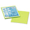 Tru-ray Construction Paper, 76 Lb Text Weight, 9 X 12, Brilliant Lime, 50/pack
