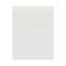 Ruled Newsprint Paper, 3/8" Short Rule, 8.5 X 11, 500/pack