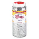 Spectra Glitter, 0.04 Hexagon Crystals, Silver, 16 Oz Shaker-top Jar