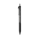 Inkjoy 300 Rt Ballpoint Pen, Refillable, Retractable, Medium 1 Mm, Black Ink, Black Barrel, 24/pack