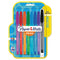 Inkjoy 100 Ballpoint Pen, Stick, Medium 1 Mm, Eight Assorted Ink And Barrel Colors, 8/pack