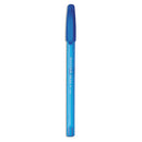 Inkjoy 100 Ballpoint Pen, Stick, Medium 1 Mm, Blue Ink, Blue Barrel, Dozen