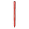 Write Bros. Ballpoint Pen, Stick, Fine 0.8 Mm, Red Ink, Red Barrel, Dozen