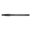 Eraser Mate Ballpoint Pen, Stick, Medium 1 Mm, Black Ink, Black Barrel, Dozen