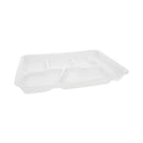 Foam School Trays, 6-compartment, 8.5 X 11.5 X 1.25, White, 500/carton