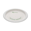 Earthchoice Pressware Compostable Dinnerware, Plate, 6" Dia, White, 750/carton