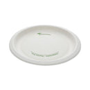 Earthchoice Pressware Compostable Dinnerware, Plate, 9" Dia, White, 450/carton