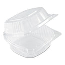 Clearview Smartlock Hinged Lid Container, 20 Oz, 5.75 X 6 X 3, Clear, Plastic, 500/carton