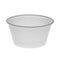 Plastic Portion Cup, 2 Oz, Translucent, 200/bag, 12 Bags/carton