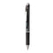 Energel Rtx Gel Pen, Retractable, Bold 1 Mm, Black Ink, Black/gray Barrel