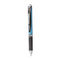 Energel Rtx Gel Pen, Retractable, Fine 0.5 Mm Needle Tip, Black Ink, Silver/black Barrel