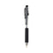 Wow! Gel Pen Bonus Pack, Retractable, Medium 0.7 Mm, Black Ink, Clear/black Barrel, 24/pack