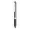 Oh! Gel Pen, Retractable, Medium 0.7 Mm, Black Ink, Black Barrel, Dozen