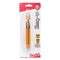 Sharp Mechanical Pencil, 0.9 Mm, Hb (#2.5), Black Lead, Yellow Barrel, 2/pack