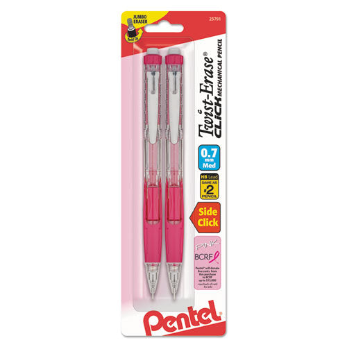 Twist-erase Click Mechanical Pencil, 0.7 Mm, Hb (