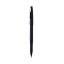 Rolling Writer Roller Ball Pen, Stick, Medium 0.8 Mm, Black Ink, Black Barrel, Dozen