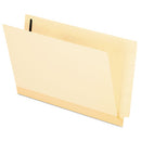 Manila Laminated End Tab Fastener Folders, 11-pt Manila, 0.75" Expansion, 1 Fastener, Legal Size, Manila Exterior, 50/box