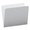 Colored File Folders, Straight Tabs, Letter Size, Gray/light Gray, 100/box