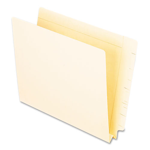 Manila End Tab Expansion Folders, Straight Tabs, Letter Size, 1.5" Expansion, Manila, 50/box