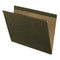 Reinforced Hanging File Folders, Large Format, Standard Green, 25/box