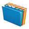 Ready-tab Colored Reinforced Hanging Folders, Letter Size, 1/5-cut Tabs, Assorted Colors, 25/box