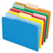 Interior File Folders, 1/3-cut Tabs: Assorted, Legal Size, Assorted Colors, 100/box