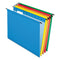 Surehook Hanging Folders, Letter Size, 1/5-cut Tabs, Assorted Colors, 20/box