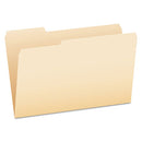 Manila File Folders, 1/3-cut Tabs: Assorted, Legal Size, 0.75" Expansion, Manila, 100/box