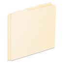 Blank Top Tab File Guides, 1/3-cut Top Tab, Blank, 8.5 X 11, Manila, 100/box