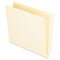 Manila End Tab Folders, 9.5" High Front, Straight 1-ply Tabs, Letter Size, Manila, 100/box