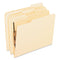 Manila Fastener Folders With Bonded Lesspace Fasteners, 2 Fasteners, Letter Size, Manila Exterior, 50/box