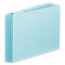 Blank Top Tab File Guides, 1/5-cut Top Tab, Blank, 8.5 X 11, Blue, 100/box