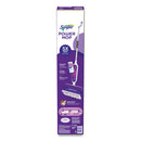 Power Mop, 15.4 X 5.3 White/purple Cloth Head, 26" Silver Aluminum Handle