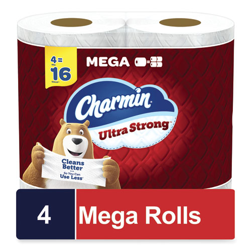 Ultra Strong Bathroom Tissue, Septic Safe, 2-ply, White, 242 Sheet/roll, 4/pack, 8 Packs/carton