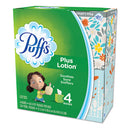 Plus Lotion Facial Tissue, 1-ply, White, 56 Sheets/box, 24 Boxes/carton