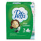 Plus Lotion Facial Tissue, 2-ply, White, 124/box, 3 Box/pack