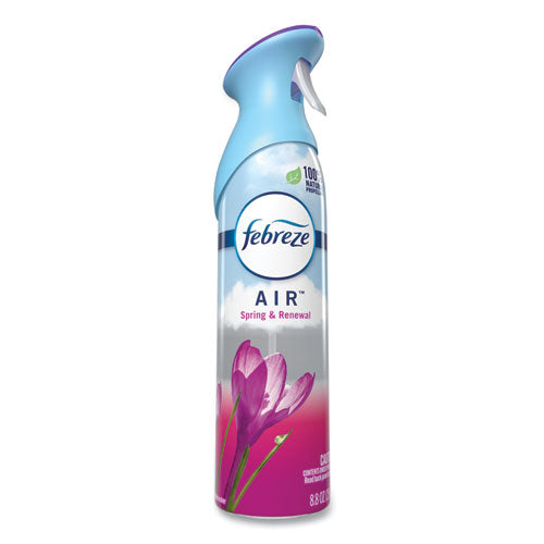 Air, Spring And Renewal, 8.8 Oz Aerosol, Spray, 6/carton