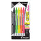 G2 Neon Gel Pen, Retractable, Fine 0.7 Mm, Assorted Neon Ink And Barrel Colors, 5/pack