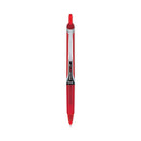 Precise V5rt Roller Ball Pen, Retractable, Extra-fine 0.5 Mm, Red Ink, Red Barrel