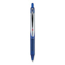 Vball Rt Liquid Ink Roller Ball Pen, Retractable, Fine 0.7 Mm, Blue Ink, Blue/white Barrel