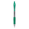 G2 Premium Gel Pen, Retractable, Extra-fine 0.5 Mm, Green Ink, Smoke Barrel, Dozen