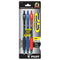 G2 Premium Gel Pen, Retractable, Fine 0.7 Mm, Assorted Ink Colors, Smoke Barrel, 3/pack