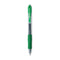 G2 Premium Gel Pen, Retractable, Fine 0.7 Mm, Green Ink, Smoke Barrel, Dozen