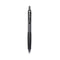 G-knock Begreen Gel Pen, Retractable, Fine 0.7 Mm, Black Ink, Black Barrel, Dozen