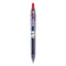 B2p Bottle-2-pen Recycled Gel Pen, Retractable, Fine 0.7 Mm, Red Ink, Translucent Blue Barrel