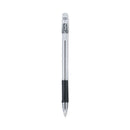 Easytouch Ballpoint Pen, Stick, Fine 0.7 Mm, Black Ink, Clear Barrel, Dozen