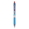 B2p Bottle-2-pen Recycled Ballpoint Pen, Retractable, Medium 1 Mm, Red Ink, Translucent Blue Barrel, Dozen