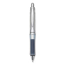 Dr. Grip Center Of Gravity Ballpoint Pen, Retractable, Medium 1 Mm, Black Ink, Silver/charcoal Grip Barrel